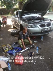 servis mobil panggilan Shock absorber BMW 520